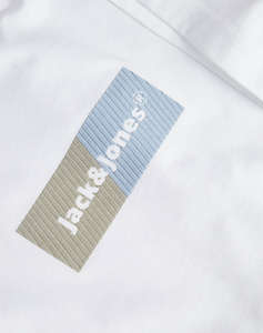 JACK&JONES JORBRONX RECTANGLE TEE SS CREW NECK