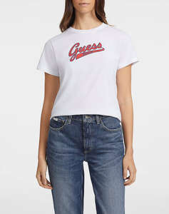 GUESS JEANS GJ SS CN REG SCRIPT TEE WOMENS T-SHIRT