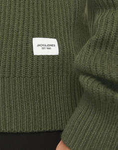 JACK&JONES JJPANNEL KNIT CREW NECK AW24