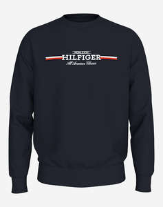 TOMMY HILFIGER HILFIGER STRIPE SWEATSHIRT