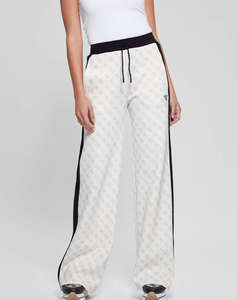 GUESS ELÉA 4G STRAIGHT LONG PANTS ДАМСКИ ПАНТАЛОНИ