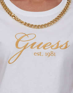 GUESS SS CN CRYSTAL LOGO TEE ДАМСКА ТЕНИСКА