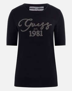 GUESS PALOMA LOGO RN SS SWTR Дамска теникса