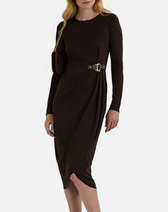 LAUREN RALPH LAUREN SABLISE-LONG SLEEVE-DAY DRESS