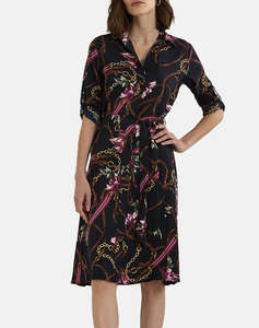 LAUREN RALPH LAUREN KARALYNN-LONG SLEEVE-DAY DRESS