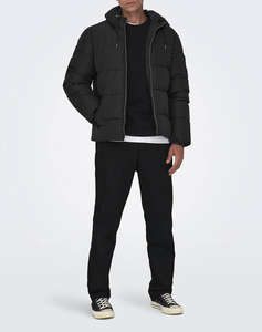 ONLY&SONS ONSMELVIN LIFE HOOD PUFFER JACKET OTW VD