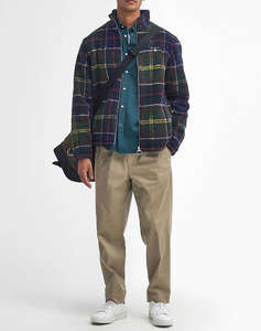 BARBOUR TARTAN FLEECE ZIP THROUGH ЯКЕ