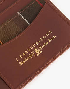 BARBOUR COLWELL LEATHER BILLFOLD WALLET ПОРТФЕЙЛ (Размери: 11 x 9.5 см)