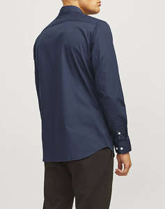 JACK&JONES JREBGAVIN SOLID SHIRT LS NOOS