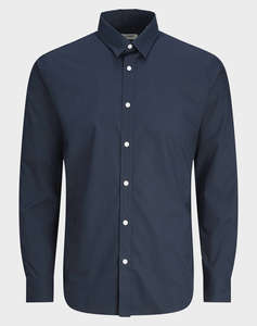 JACK&JONES JREBGAVIN SOLID SHIRT LS NOOS