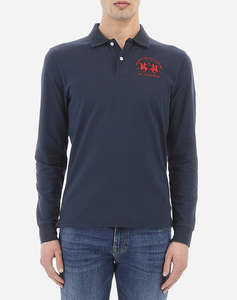 LA MARTINA БЛУЗА POLO ΜΜ MAN POLO L/S PIQUET STRETCH