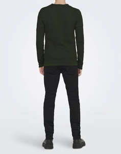 ONLY&SONS ONSPANTER REG 12 STRUC CREW KNIT NOOS