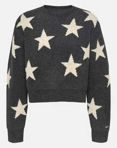 TOMMY JEANS TJW STAR SWEATER