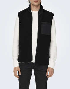 ONLY&SONS ONSDALLAS LIFE SHERPA VEST OTW VD