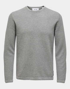 ONLY&SONS ONSPANTER REG 12 STRUC CREW KNIT NOOS