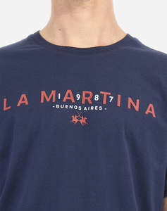 LA MARTINA BLOUSE T-SHIRT ΚΜ MAN T-SHIRT JERSEY