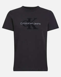 CALVIN KLEIN CHENILLE MONOLOGO REGULAR TEE