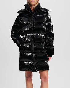 KARL LAGERFELD JEANS KLJ LONG BELTED PUFFER