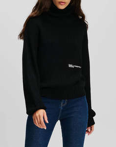 KARL LAGERFELD JEANS KLJ OVERSIZED ROLLNECK SWEATER