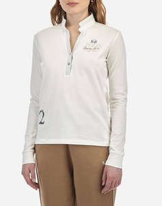 LA MARTINA BLOUSE POLO MM WOMAN POLO LONG SLEEVES PIQUET