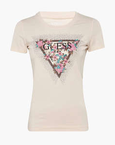 GUESS SS CN CHERRY FLOWER TEE WOMENS T-SHIRT