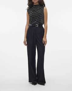 VERO MODA VMSELAH HW WIDE BELTED PANTS