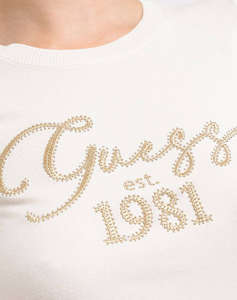 GUESS PALOMA LOGO RN SS SWTR Дамска теникса