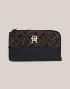 TOMMY HILFIGER TH JACQUARD SLIM WALLET (Размери: 13 x 7.5 x 1 см)