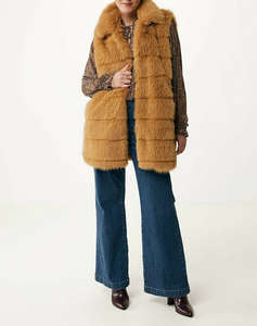 MEXX Fake fur waistcoat