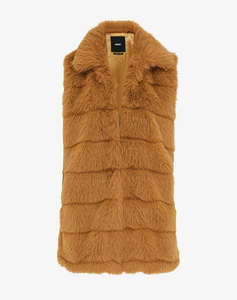 MEXX Fake fur waistcoat