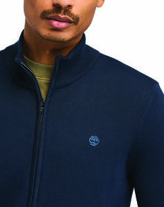 TIMBERLAND Cotton YD Full Zip Sweater