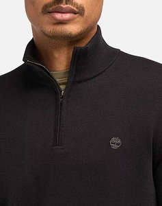 TIMBERLAND Cotton YD 1/4 Zip Sweater