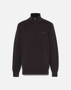 TIMBERLAND Cotton YD 1/4 Zip Sweater