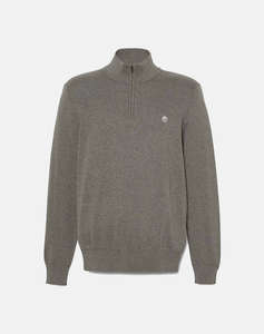 TIMBERLAND Cotton YD 1/4 Zip Sweater