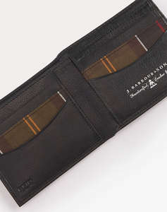 BARBOUR COLWELL LEATHER BILLFOLD WALLET ПОРТФЕЙЛ (Размери: 11 x 9.5 см)