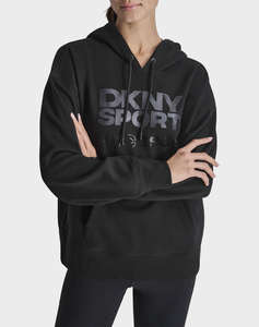 DKNY DP4T9971 LOGO СУИТШЪР С КАЧУЛКА DKNY