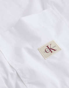 CALVIN KLEIN WOVEN LABEL RELAXED SHIRT