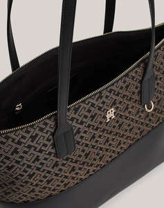 TOMMY HILFIGER TH JACQUARD TOTE (Размери: 31.5 x 30 x 14 см.)