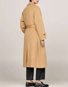 TOMMY HILFIGER REG WOOL BLEND DB BELTED COAT