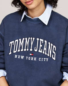 TOMMY JEANS TJW RLX VARSITY CREW