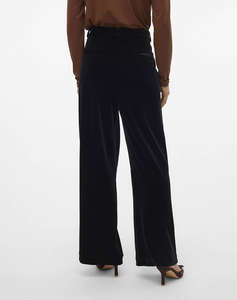 VERO MODA VMALLISON MW WIDE VELVET PANT