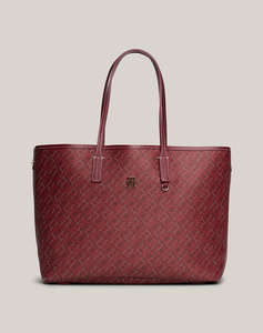 TOMMY HILFIGER TH MONOPLAY LEATHER TOTE (Размери: 43 x 27 x 14 см.)