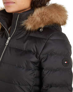 TOMMY HILFIGER TYRA DOWN COAT WITH FUR