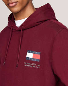 TOMMY JEANS TJM REG ESSENTIAL FLAG HOOD EXT