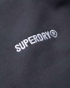 SUPERDRY D2 SDCD MICRO LOGO GRAPHIC LOOSE HOOD MENS SWEATSHIRT