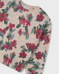 MAYORAL Floral printed jersey knit