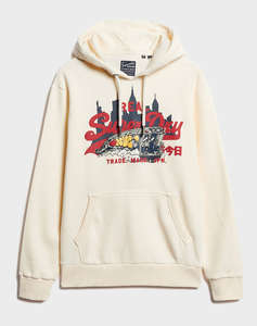 SUPERDRY D1 OVIN NEW YORK VL GRAPHIC HOODIE MENS SWEATSHIRT