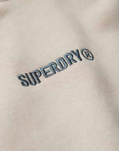 SUPERDRY D2 SDCD MICRO LOGO GRAPHIC LOOSE HOOD MENS SWEATSHIRT