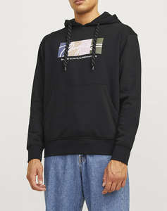 JACK&JONES JORPORTLAND BLOCK SWEAT HOOD LN