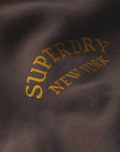 SUPERDRY D1 OVIN TATTOO BACK GRAPHIC LOOSE HOOD MENS SWEATSHIRT